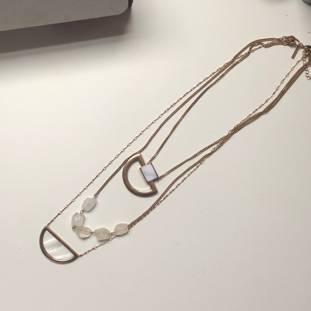 Boho layered necklace
